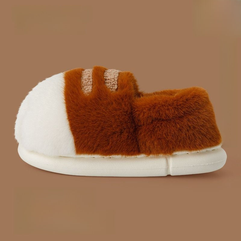 Cat Paw Plush Winter Slippers